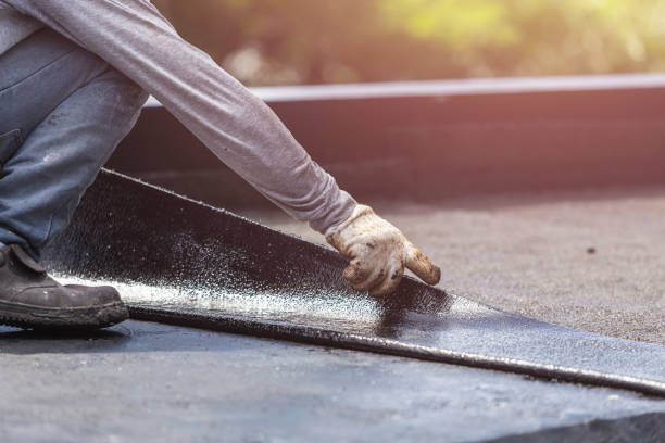 Professional Waterproofing technician working in Mount Olivet, KY